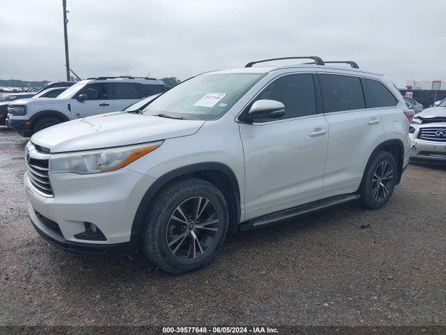 Toyota Highlander Xle V6 2016 5TDKKRFH4GS158661 Image 2