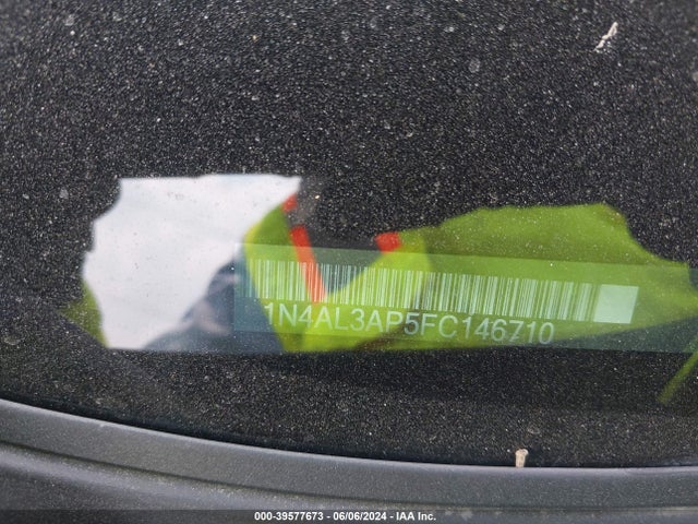 Nissan Altima 2.5 S 2015 1N4AL3AP5FC146710 Image 9