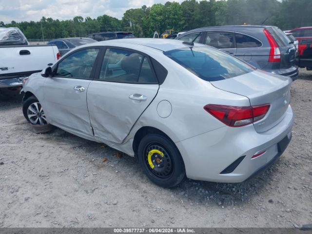 3KPA24AD7NE458365 KIA RIO S