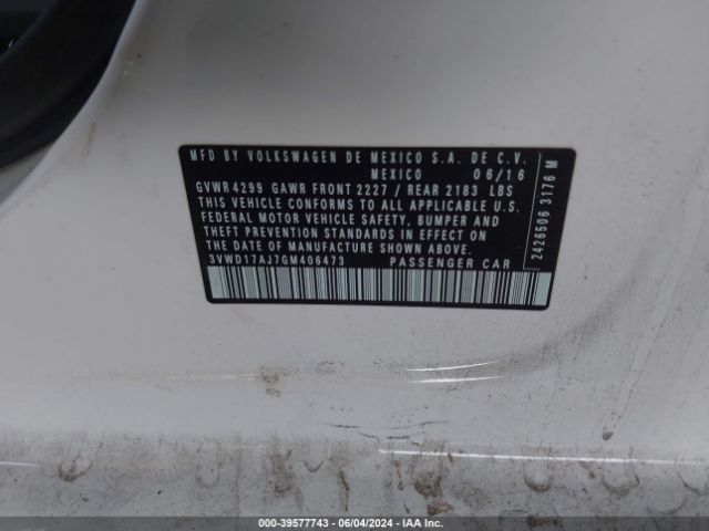 3VWD17AJ7GM406473 Volkswagen Jetta 1.8t Sport