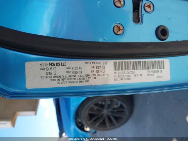 2C3CDZFJ1GH172201 Dodge Challenger R/t Scat Pack