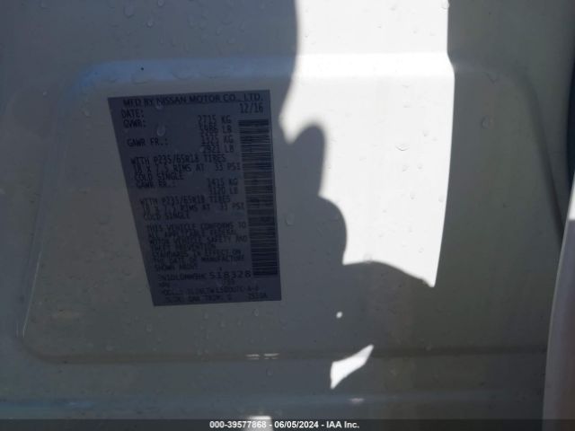 5N1DL0MM9HC518328 Infiniti QX60