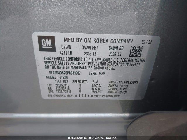 Buick Encore Gx Select Fwd 2023 KL4MMDS20PB043807 Image 9