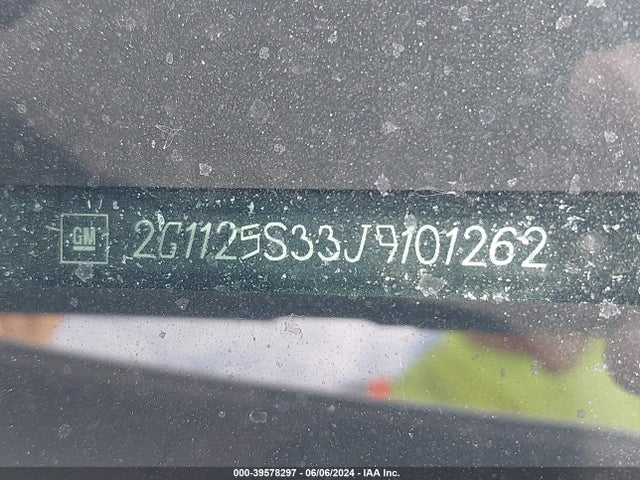 Chevrolet IMPALA 2LZ 2018 2G1125S33J9101262 Image 9