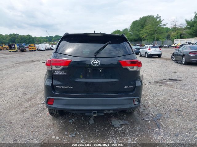 5TDJZRFH2HS438605 Toyota Highlander Se