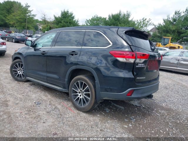 5TDJZRFH2HS438605 Toyota Highlander Se