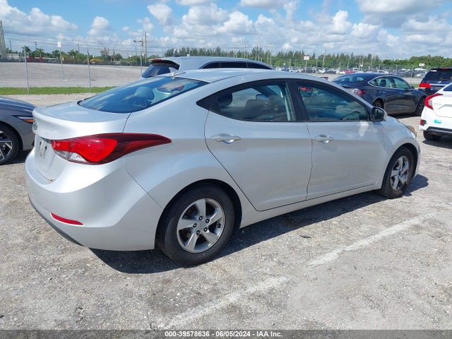 Hyundai ELANTRA SE 2014 KMHDH4AEXEU179476 Image 4