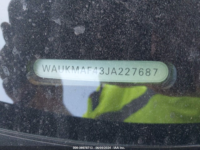 WAUKMAF43JA227687 Audi A4 2.0t Tech Ultra Premium/2.0t Ultra Premium
