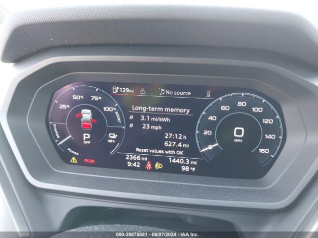 WA1V2BFZ5NP044098 Audi Q4 Sportback E-tron Premium 50 Quattro