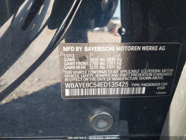 WBAYE8C54ED135425 BMW ALPINA B7
