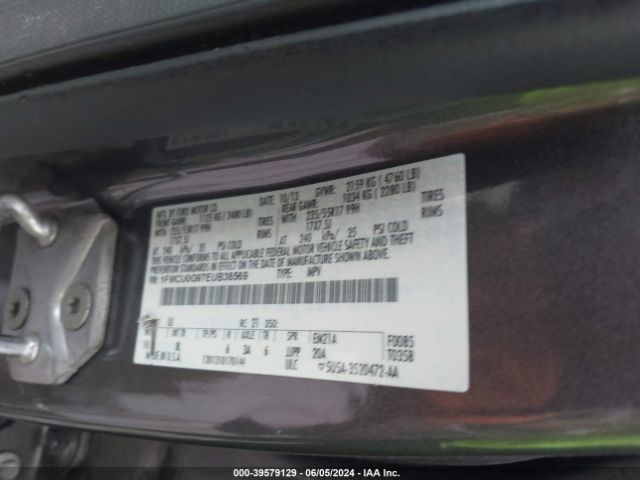 1FMCU0G97EUB38569 Ford ESCAPE SE