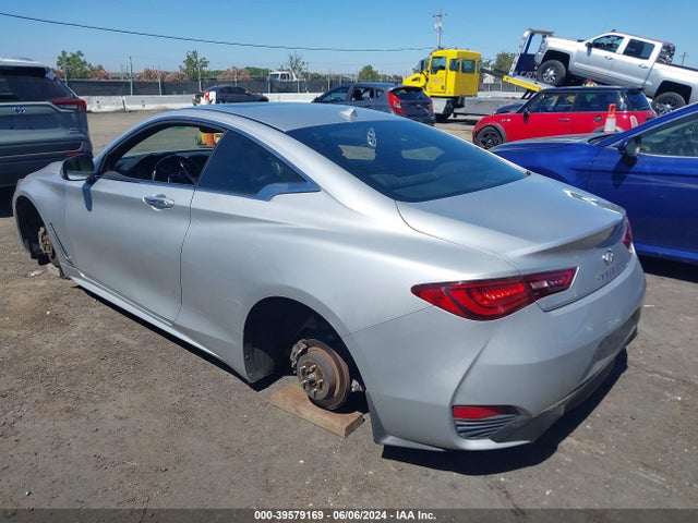 2017 Infiniti Q60 2.0t Premium მანქანა იყიდება აუქციონზე, vin: JN1CV7EK7HM110973, აუქციონის ნომერი: 39579169
