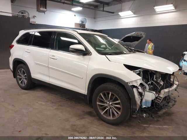 Toyota Highlander Xle 2019 5TDJZRFH3KS574359 главное изображение
