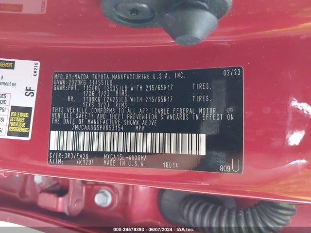 Toyota Corolla Cross Le 2023 7MUCAABG5PV053154 Image 9