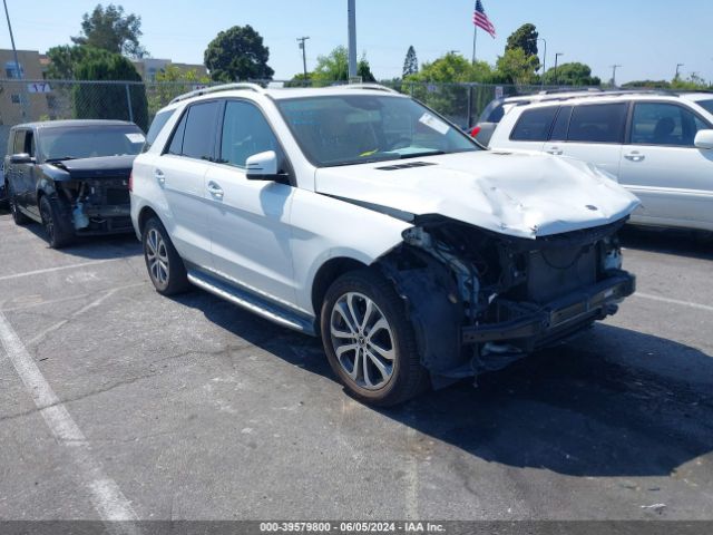 2018 Mercedes-benz Gle 350 მანქანა იყიდება აუქციონზე, vin: 4JGDA5JB4JB048436, აუქციონის ნომერი: 39579800