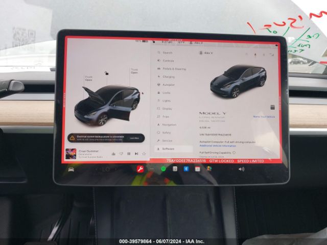 7SAYGDEE7RA234516 Tesla Model Y Long Range Dual Motor All-wheel Drive