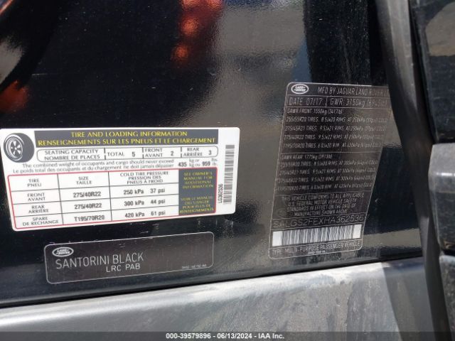 SALGS2FEXHA362536 Land Rover Range Rover 5.0l V8 Supercharged