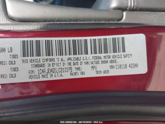 1C4RJEAG5LC212375 Jeep Grand Cherokee Laredo E 4x2