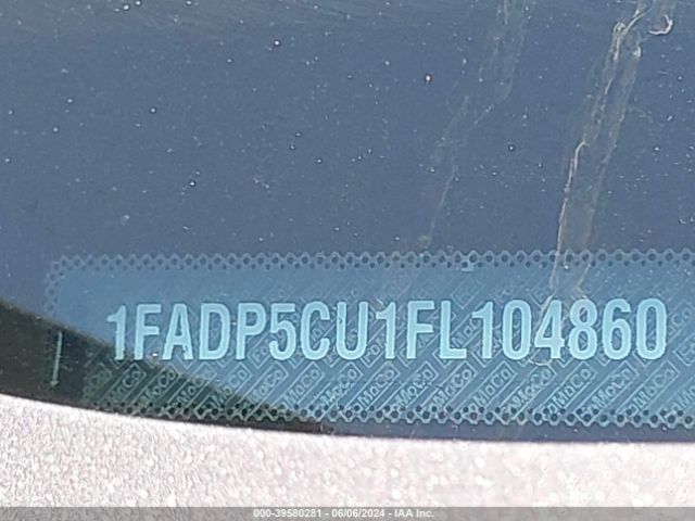 1FADP5CU1FL104860 Ford C-max Energi Sel
