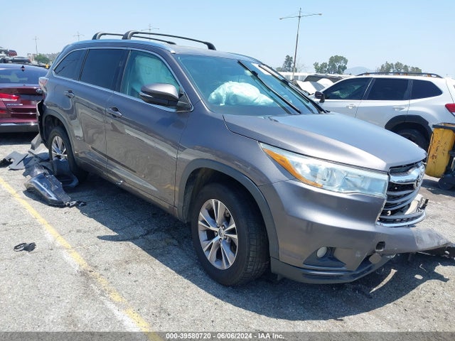 Toyota Highlander Xle V6 2015 5TDKKRFH2FS087992 главное изображение