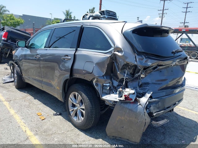 Toyota Highlander Xle V6 2015 5TDKKRFH2FS087992 Image 3