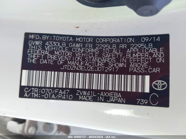 Toyota Prius V Three 2014 JTDZN3EU2EJ012917 Image 9
