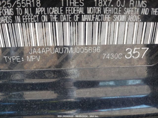 JA4APUAU7MU005696 Mitsubishi Outlander Sport 2.0 Be 2wd/2.0 Es 2wd/2.0 Le 2wd/2.0 S 2wd