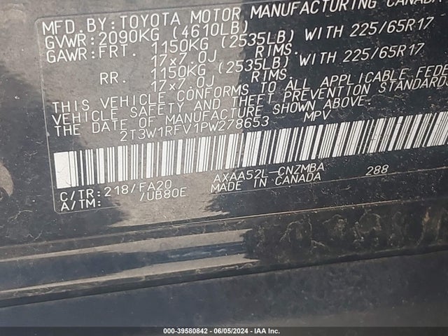 Toyota Rav4 Xle 2023 2T3W1RFV1PW278653 Image 9