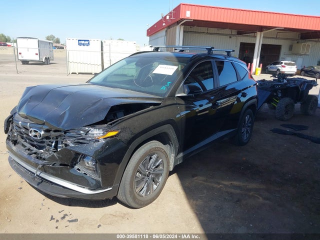 KM8JBCA19PU105867 Hyundai Tucson Hybrid Blue