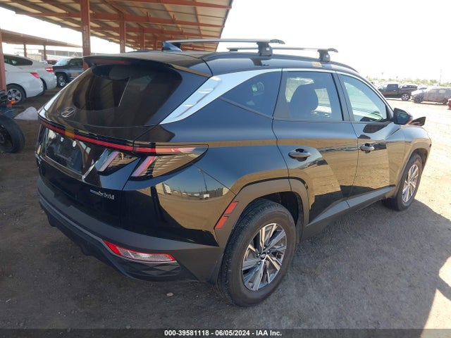 KM8JBCA19PU105867 Hyundai Tucson Hybrid Blue
