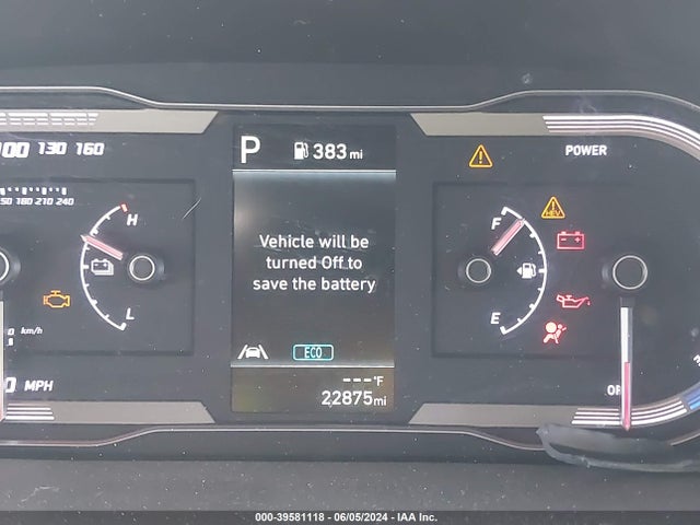 KM8JBCA19PU105867 Hyundai Tucson Hybrid Blue