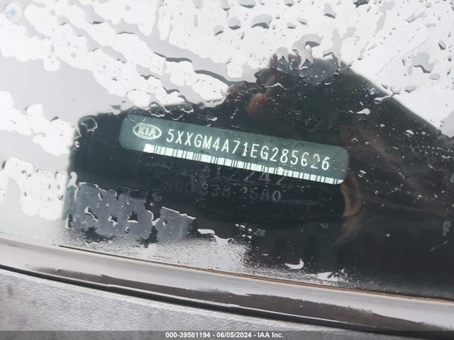 KIA Optima Lx 2014 5XXGM4A71EG285626 Image 9