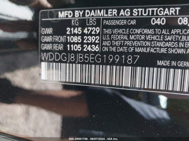 WDDGJ8JB5EG199187 Mercedes-Benz C 350 Sport 4matic