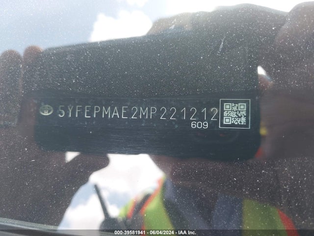 Toyota COROLLA LE 2021 5YFEPMAE2MP221212 Image 9