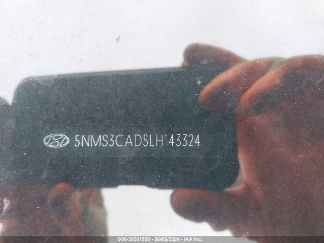 5NMS3CAD5LH143324 Hyundai Santa Fe Sel