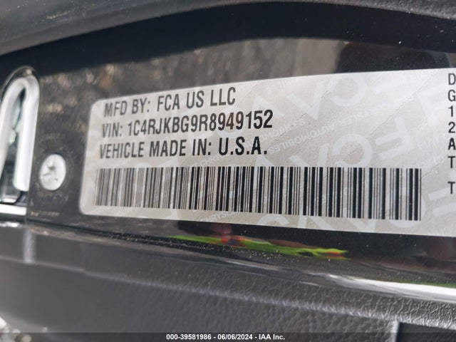 1C4RJKBG9R8949152 Jeep Grand Cherokee L Limited 4x4