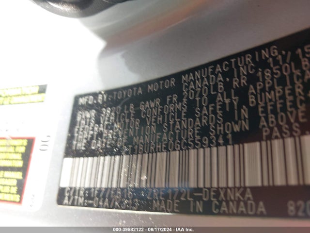 Toyota COROLLA LE 2016 2T1BURHE0GC559341 Image 9