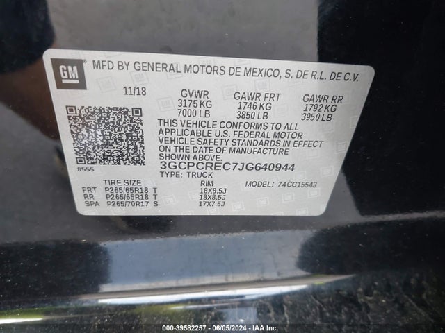 Chevrolet Silverado 1500 1lt 2018 3GCPCREC7JG640944 Image 9