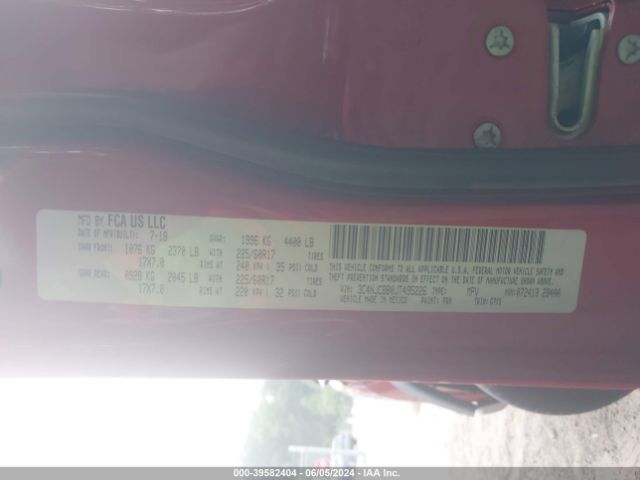 3C4NJCBB0JT495226 Jeep Compass Sun And Wheel Fwd