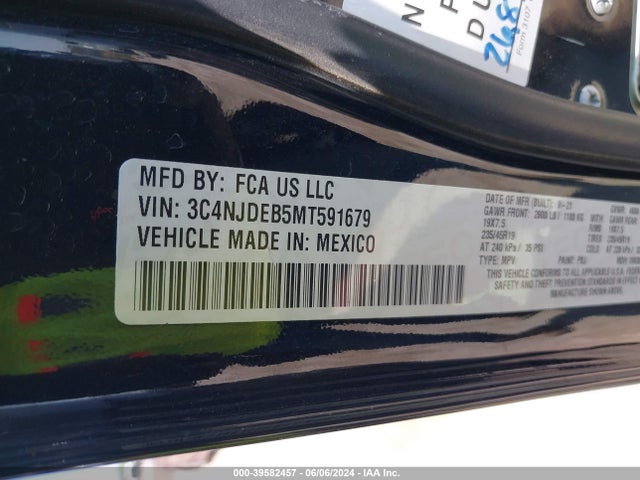 Jeep Compass 80th Anniversary 4x4 2021 3C4NJDEB5MT591679 Image 9