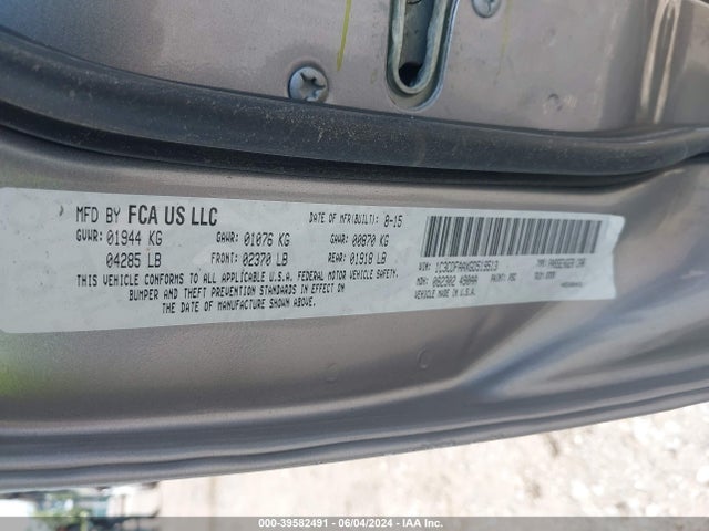 Dodge DART SE 2016 1C3CDFAAXGD519513 Image 9