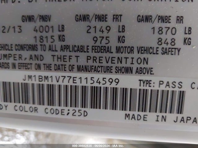 Mazda Mazda3 I Touring 2014 JM1BM1V77E1154599 Image 9