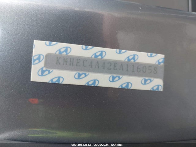 Hyundai Sonata Hybrid Limited 2014 KMHEC4A42EA116058 Image 9