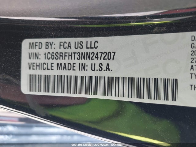 RAM 1500 Limited  4x4 5'7 Box 2022 1C6SRFHT3NN247207 Image 9