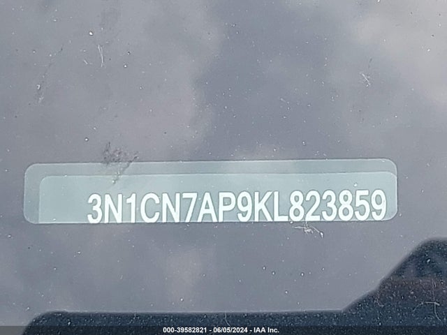 Nissan Versa 1.6 Sv 2019 3N1CN7AP9KL823859 Image 9