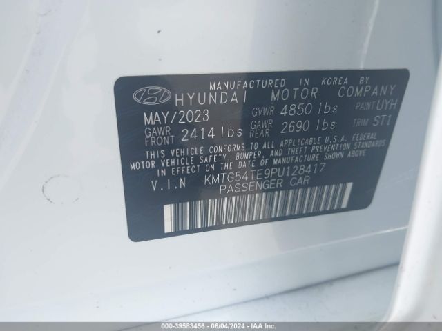 KMTG54TE9PU128417 Genesis G70 3.3t Rwd
