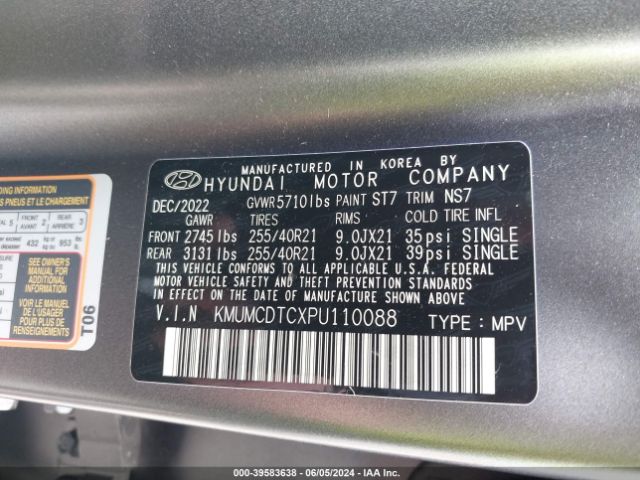 KMUMCDTCXPU110088 Genesis Gv70 3.5t Awd Sport