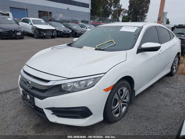 Honda Civic Lx 2017 2HGFC2F55HH550495 Image 2