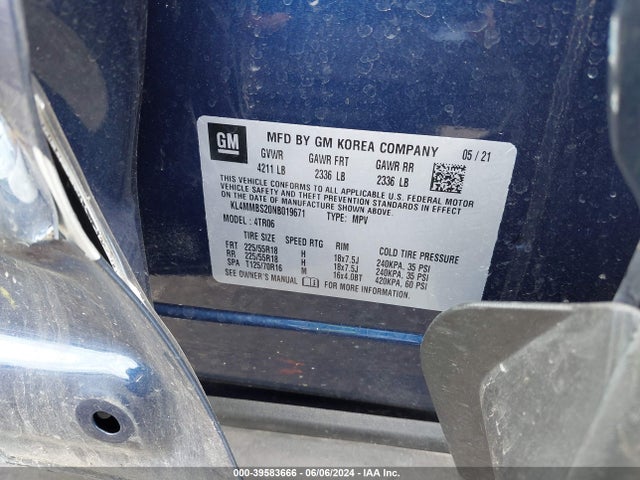 KL4MMBS20NB019671 Buick Encore Gx Fwd Preferred
