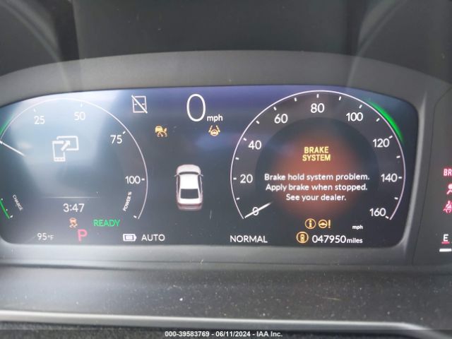 1HGCY2F66PA029487 Honda Accord Hybrid Ex-l